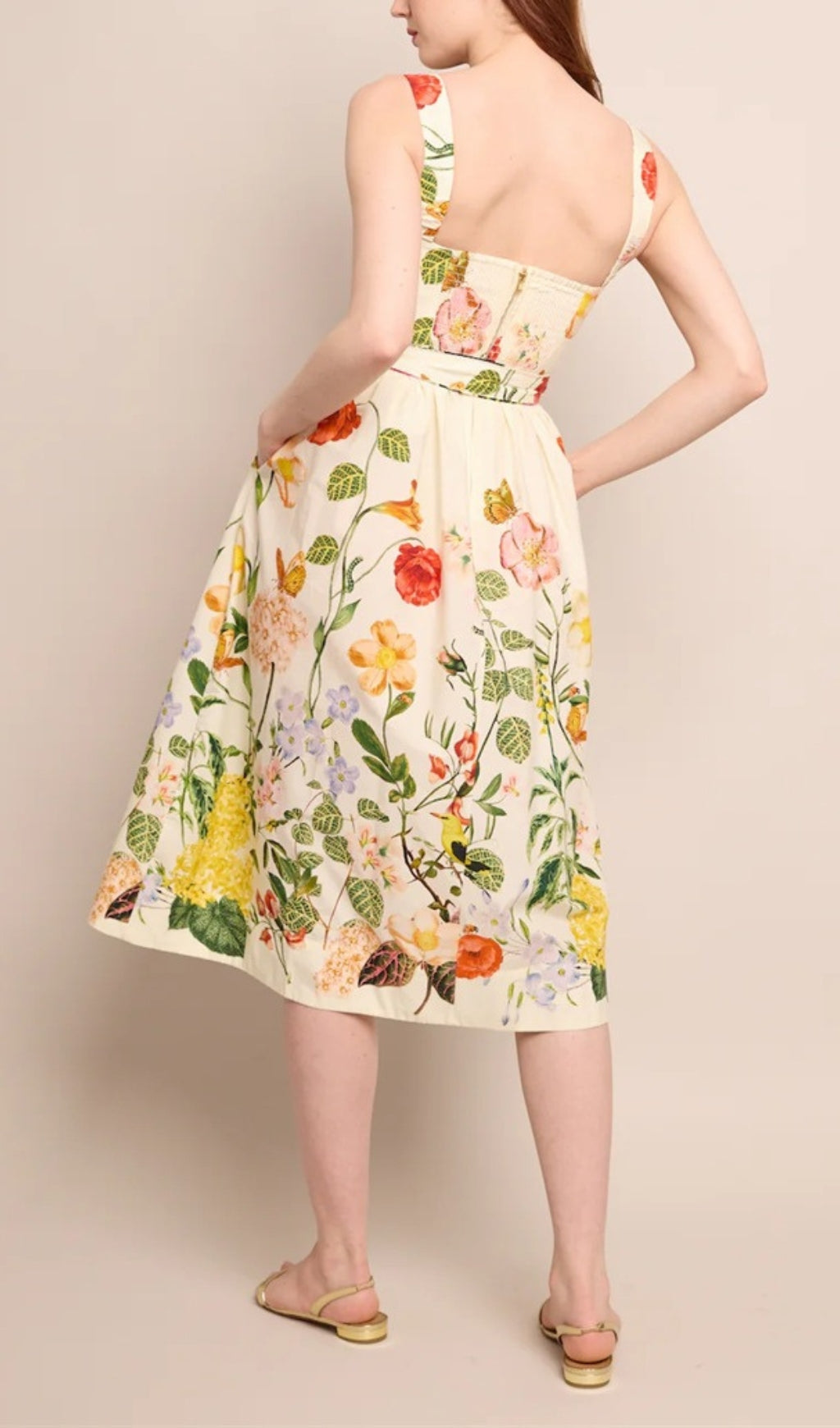 Dairin Floral Midi Dress