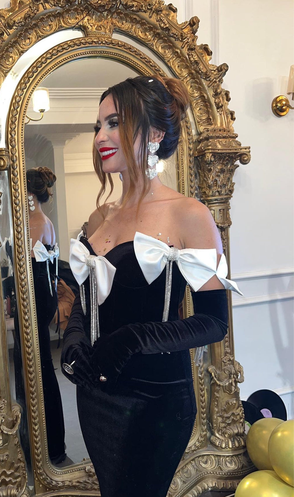 Aquanette Bow Tassel Maxi Dress