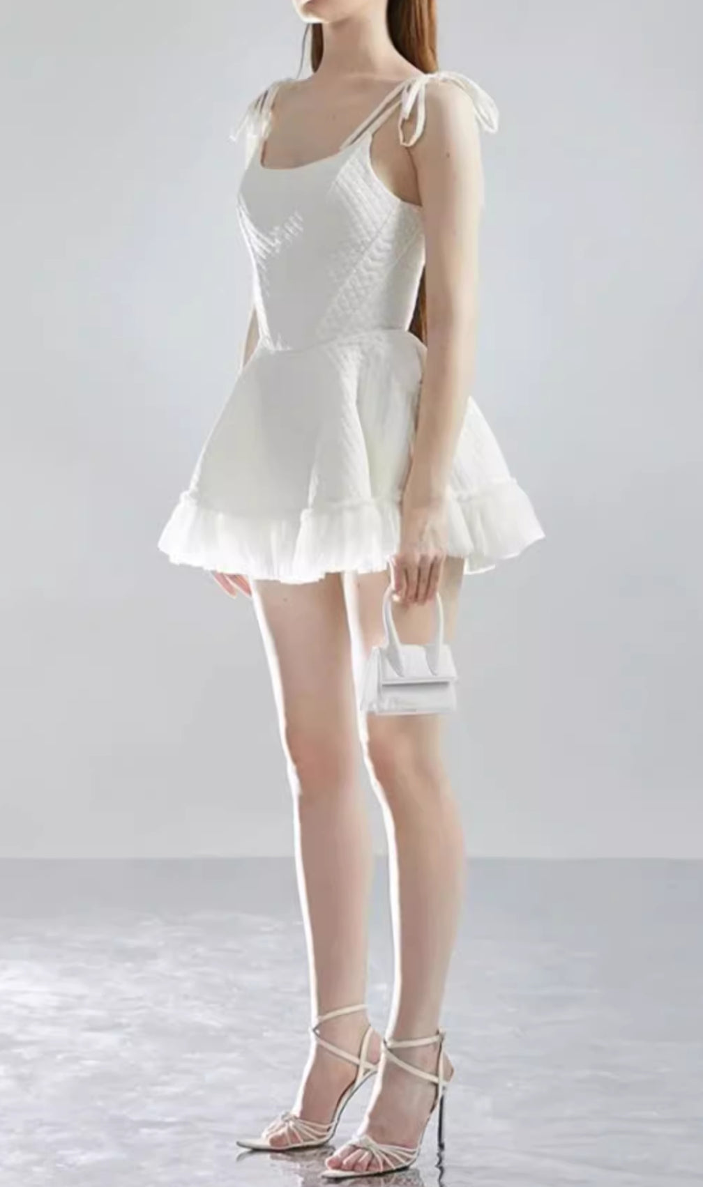 Edsel White Corset Mini Dress