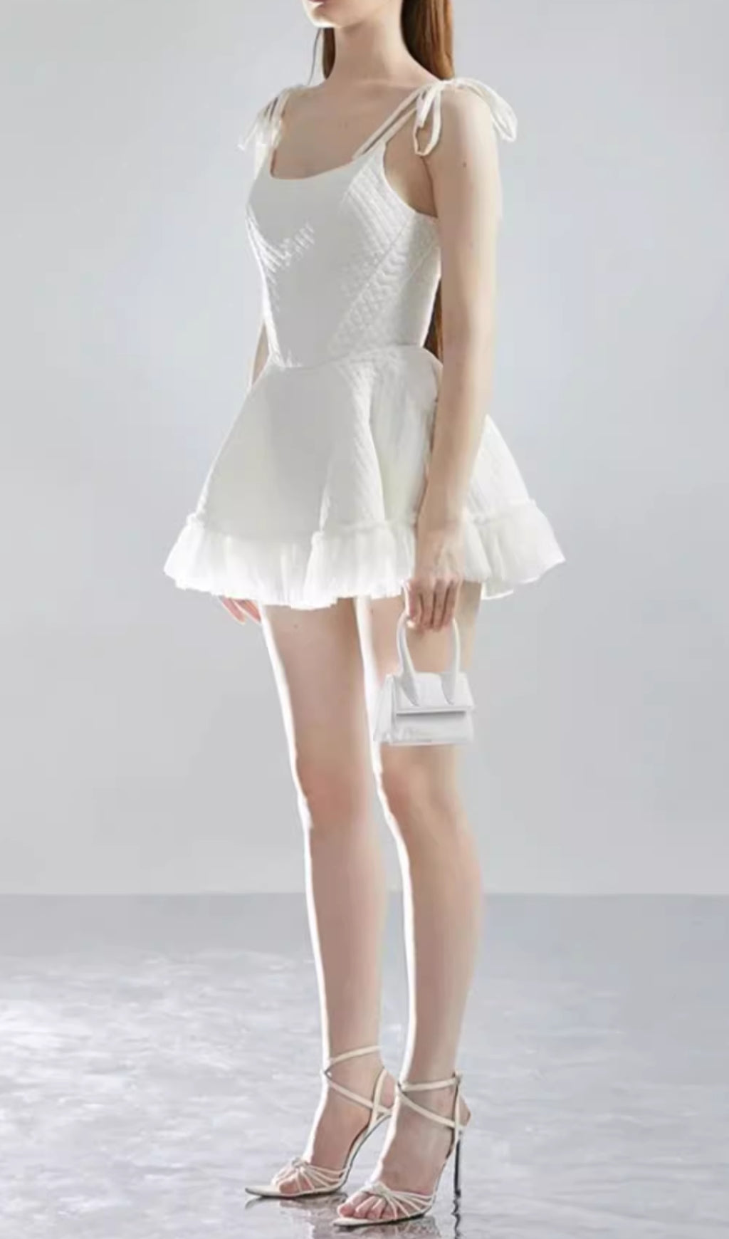 Edsel White Corset Mini Dress