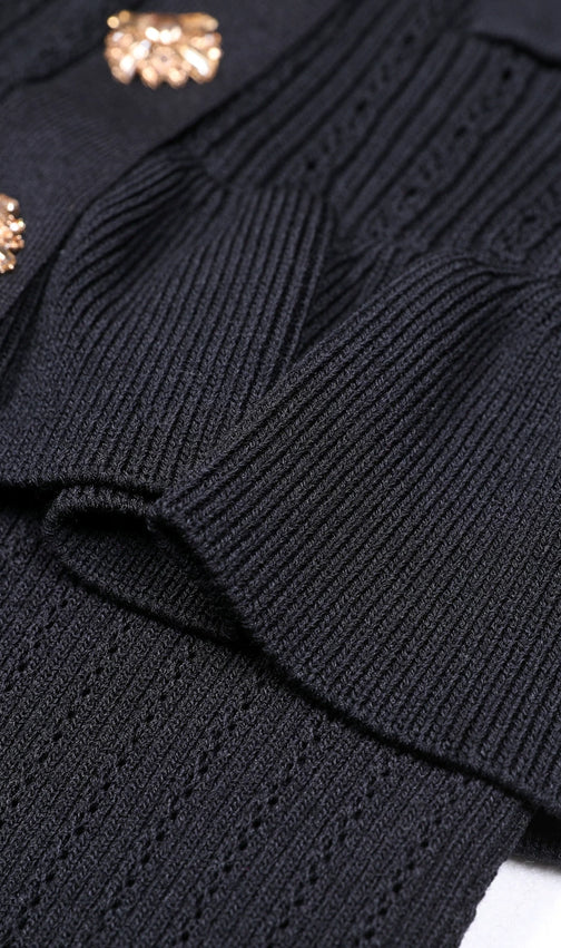 Etsuko Long Sleeve Knit Maxi Dress