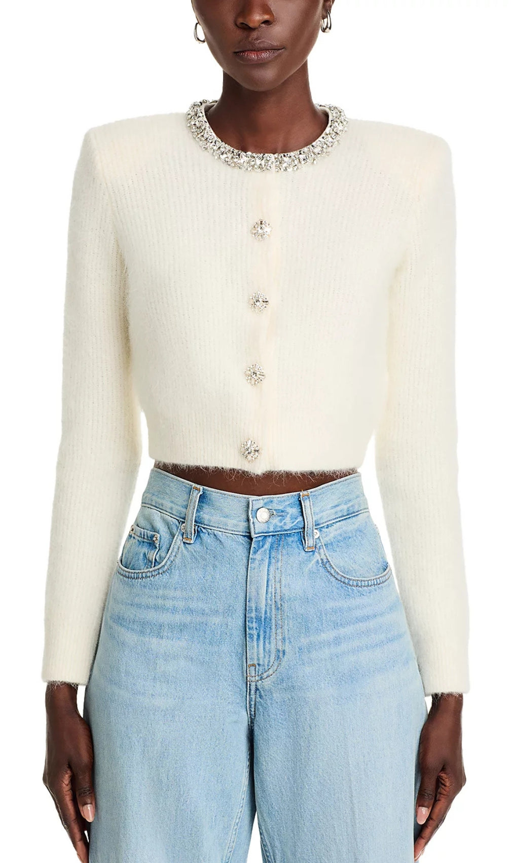 Embellished Soft Knit Cardigan
