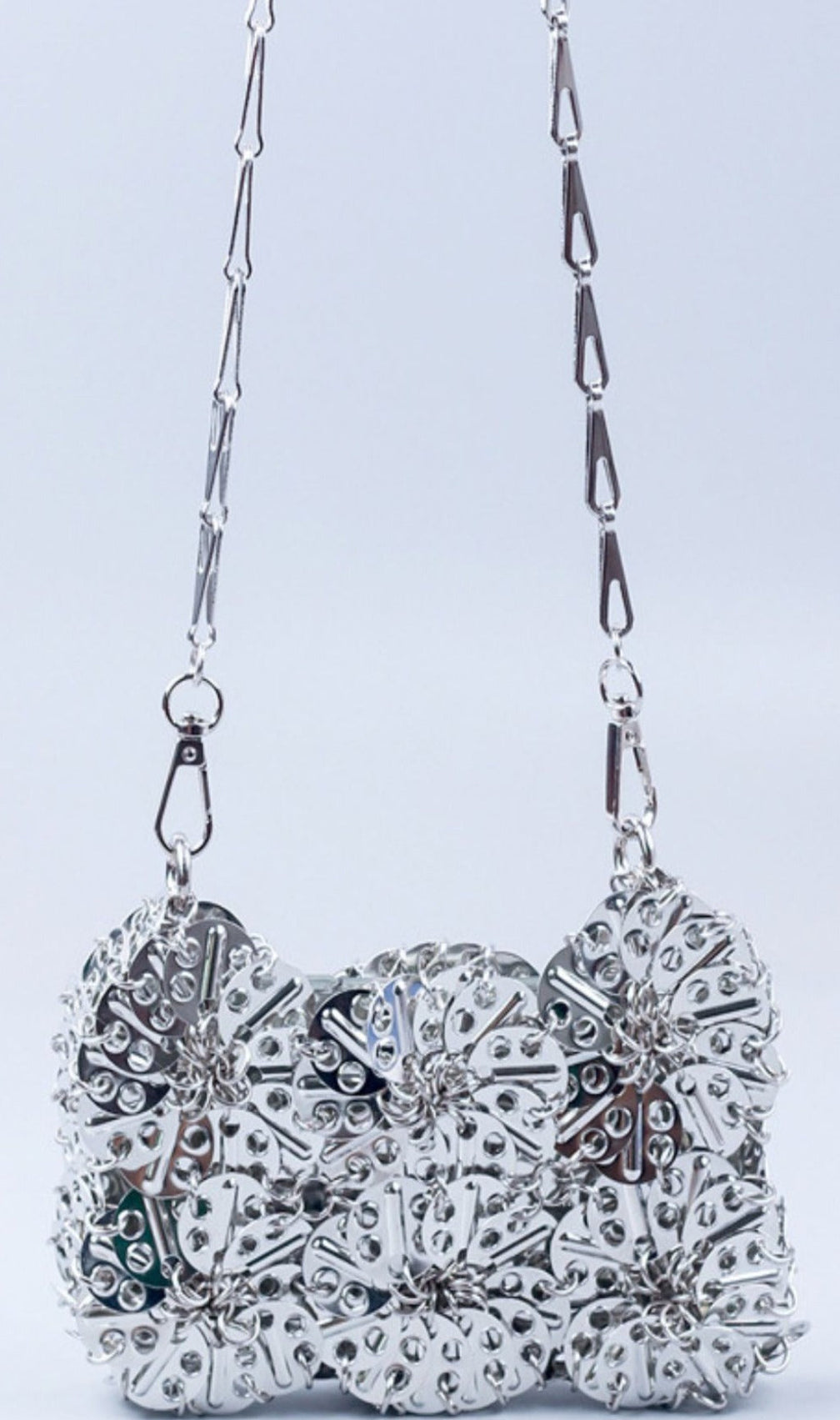 Floral Chainmail Bag