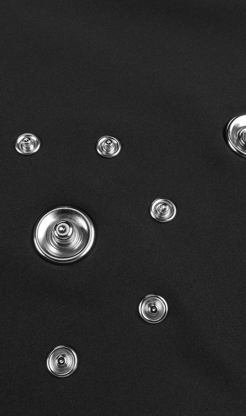 Ishana Black Embellished Maxi Dress - Long Sleeve Formal Gown