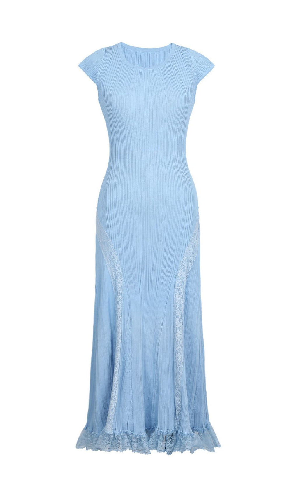 Farrah Knitted Lace Midi Dress