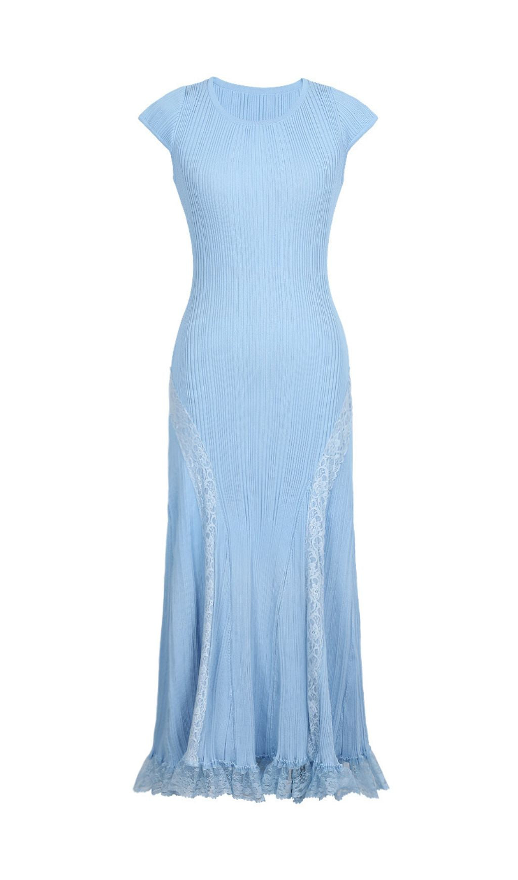 Farrah Knitted Lace Midi Dress