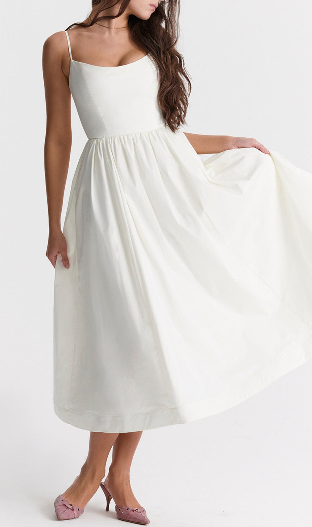 Ivory Corset Sundress