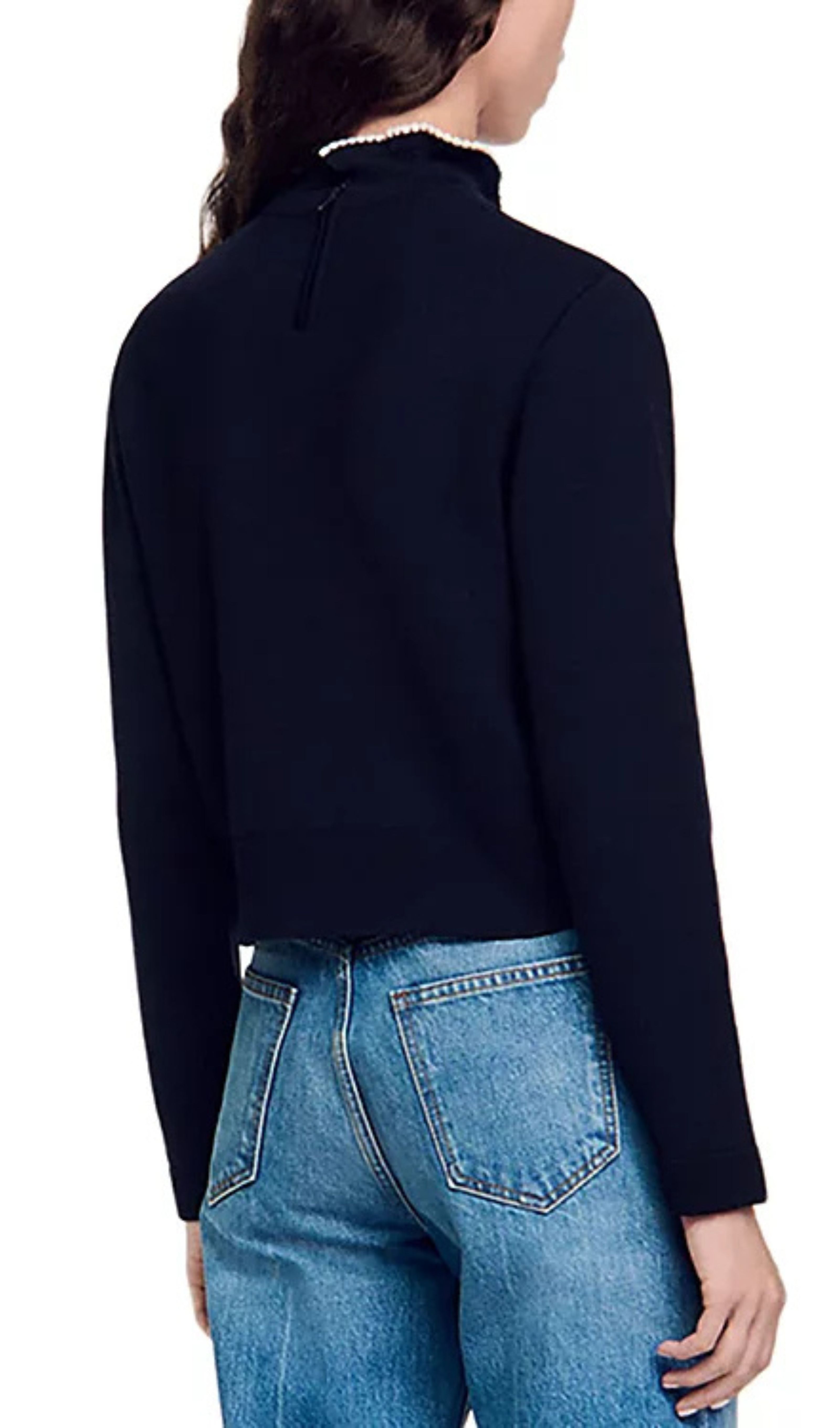 Francoise Ruffle Neck Sweater