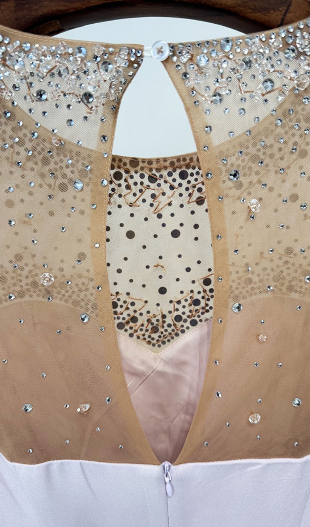 Kyrah Pink Diamante Embellished Maxi Dress