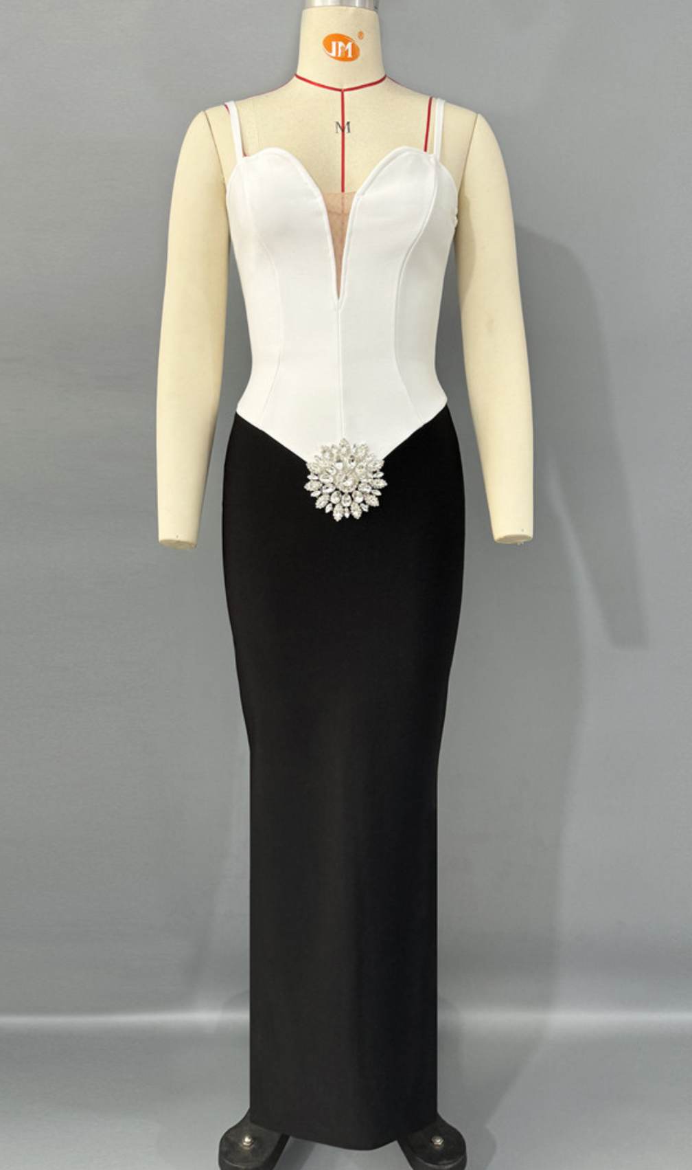 Gellért Diamante Bandage Maxi Dress