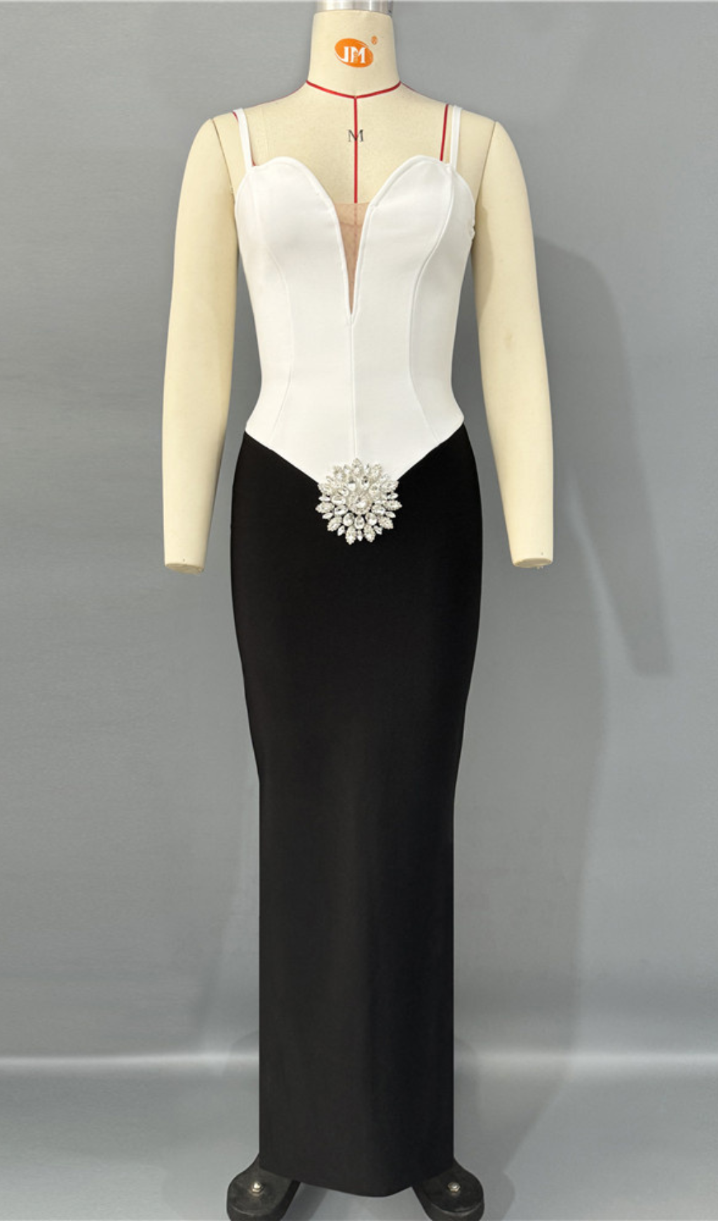 Gellért Diamante Bandage Maxi Dress