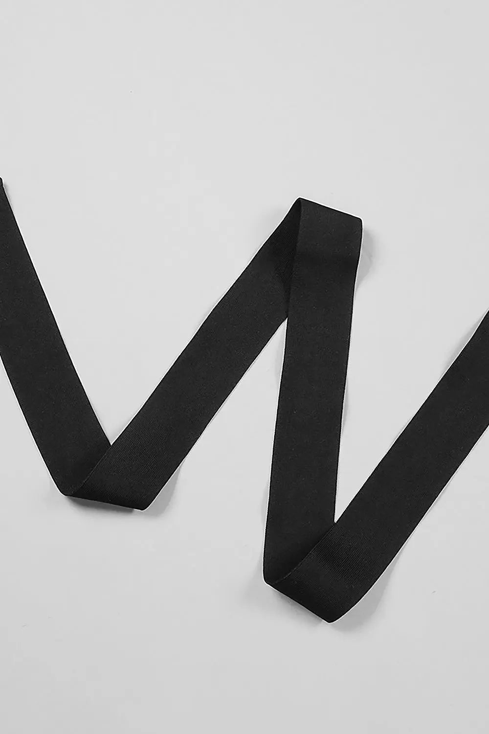 Detachable Neck Sleeveless Maxi Bandage Dress