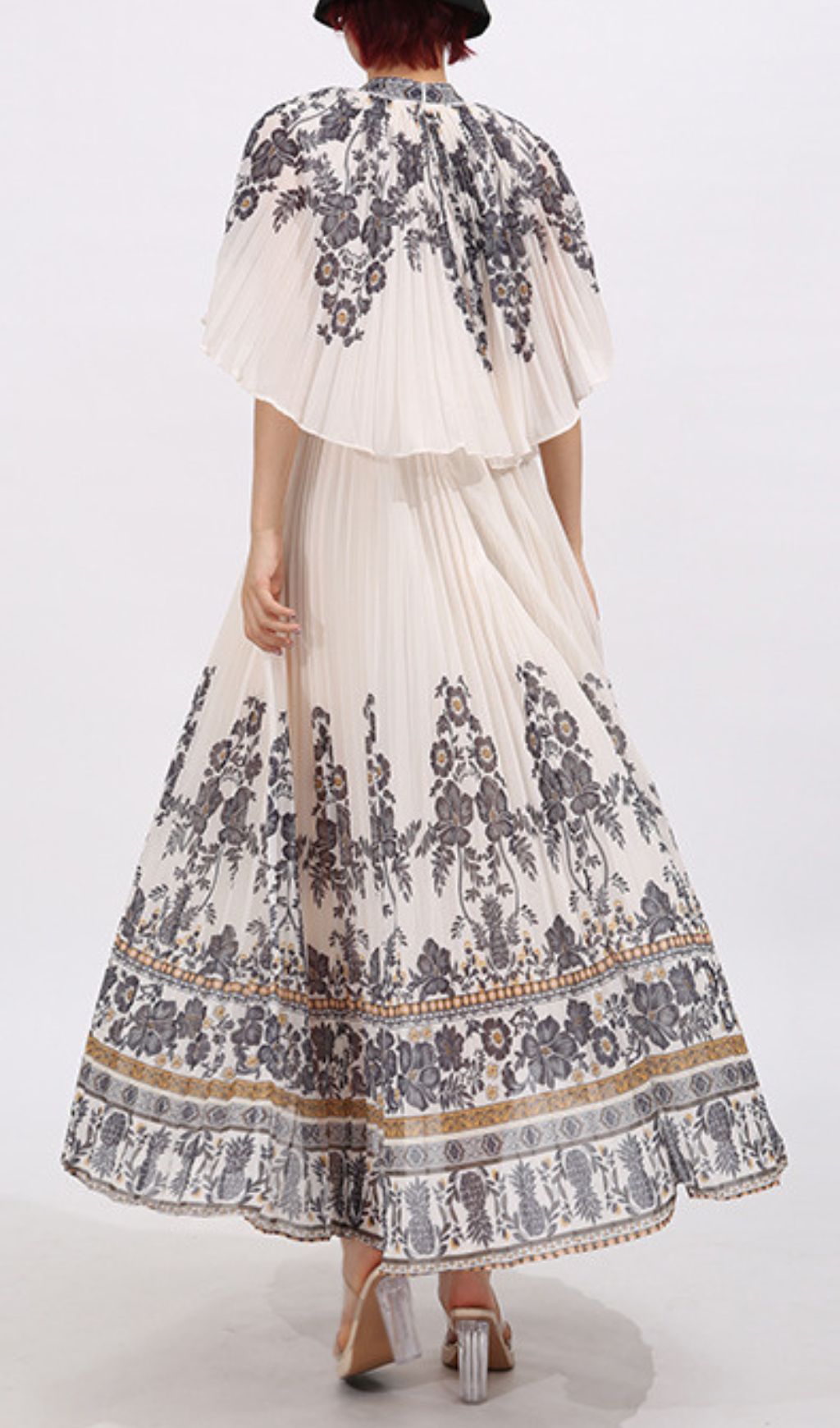 Faruq Flower Printed Maxi Dress