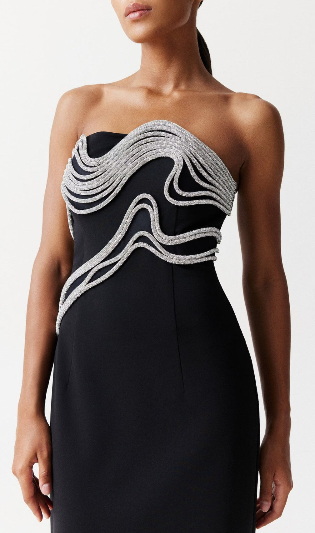 Akiko Crystal Embellished Maxi Dress