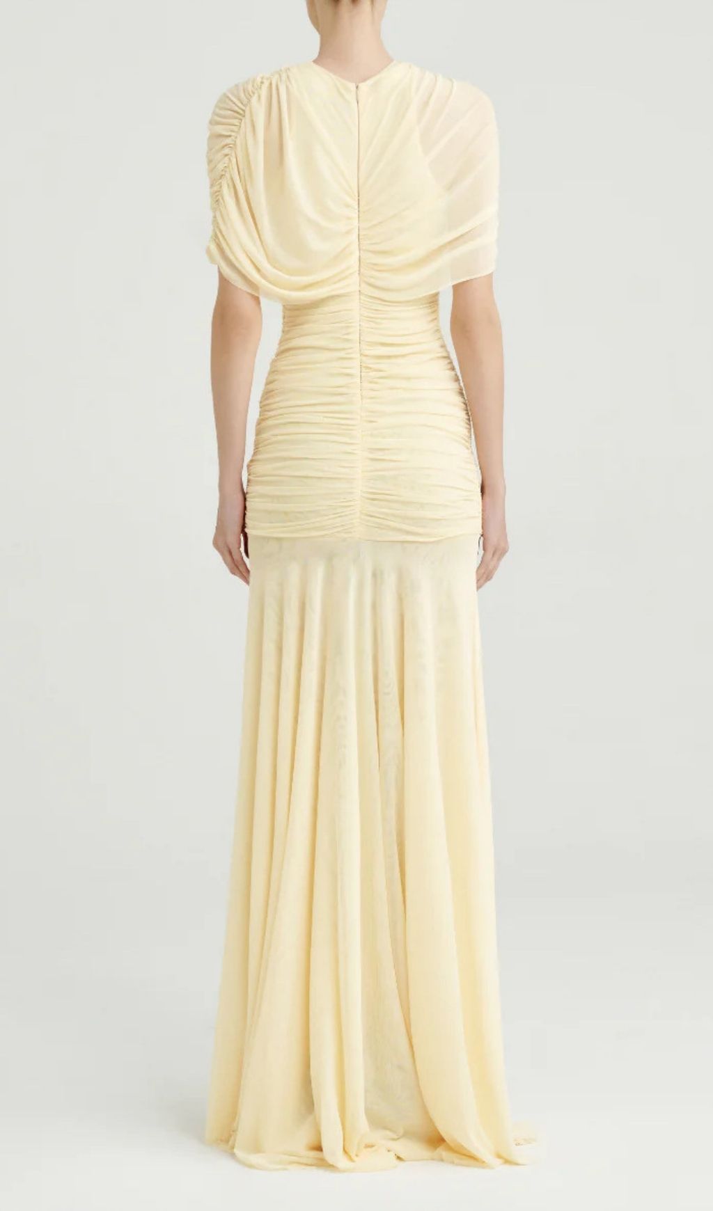 Kemi Elegant Ruched One-Shoulder Maxi Gown - Figure-Flattering & Sophisticated