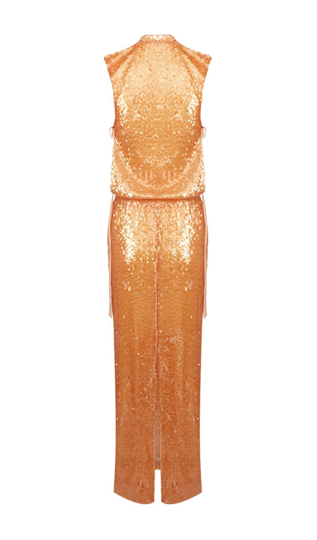 Ingalill Dazzling Sequin Maxi Dress - Glamorous Sleeveless Gown