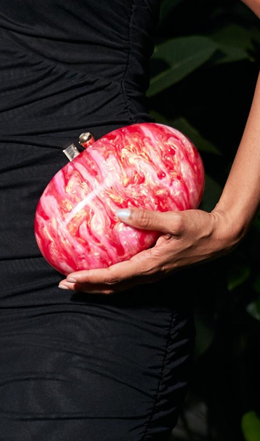 Pearlescent Acrylic Clutch