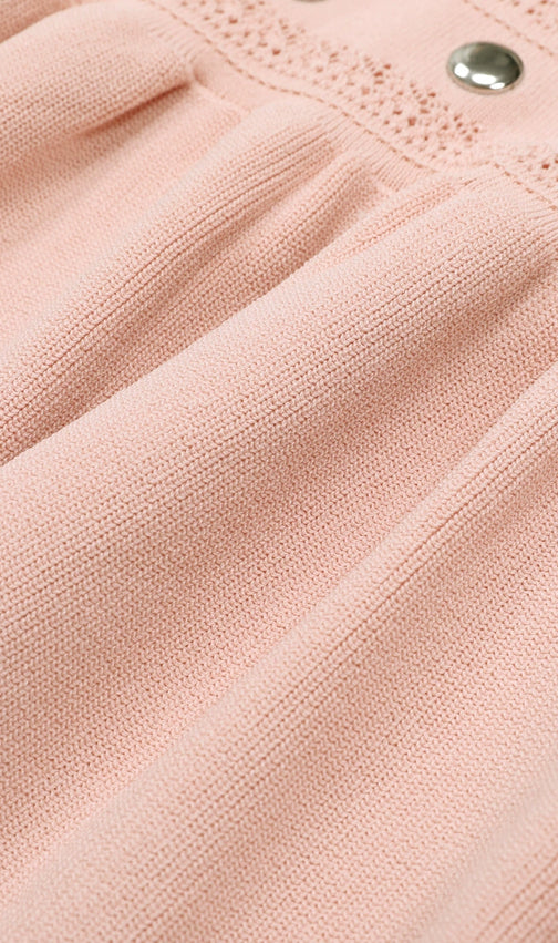 Jake Glamorous Embellished Studded Knit Midi Dress