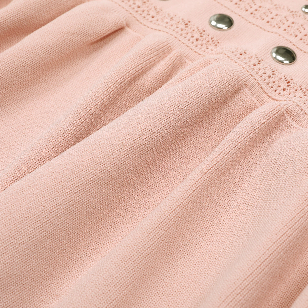 Jake Glamorous Embellished Studded Knit Midi Dress