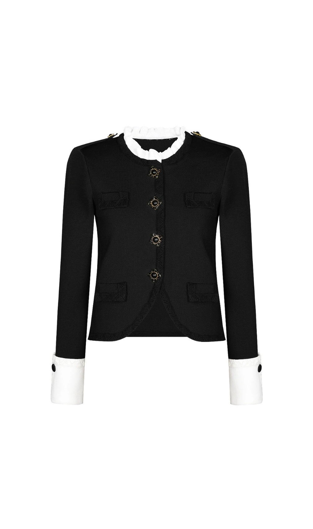 Ennio Black Long Sleeve Pants Set