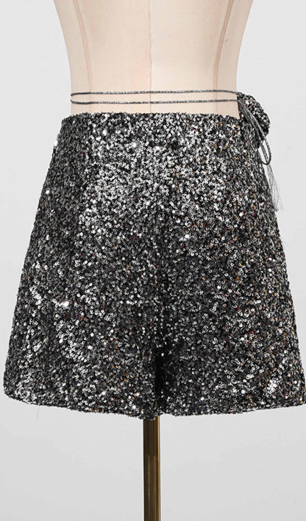 Ginata Sequin Flower Shorts