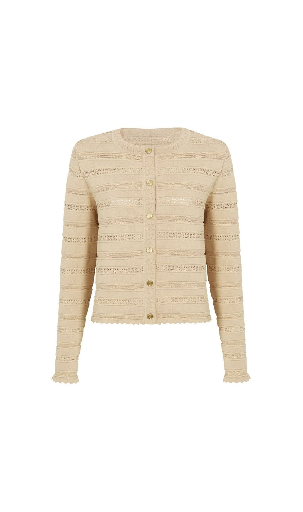 Kinsey Beige Knit Cardigan & Dress Set