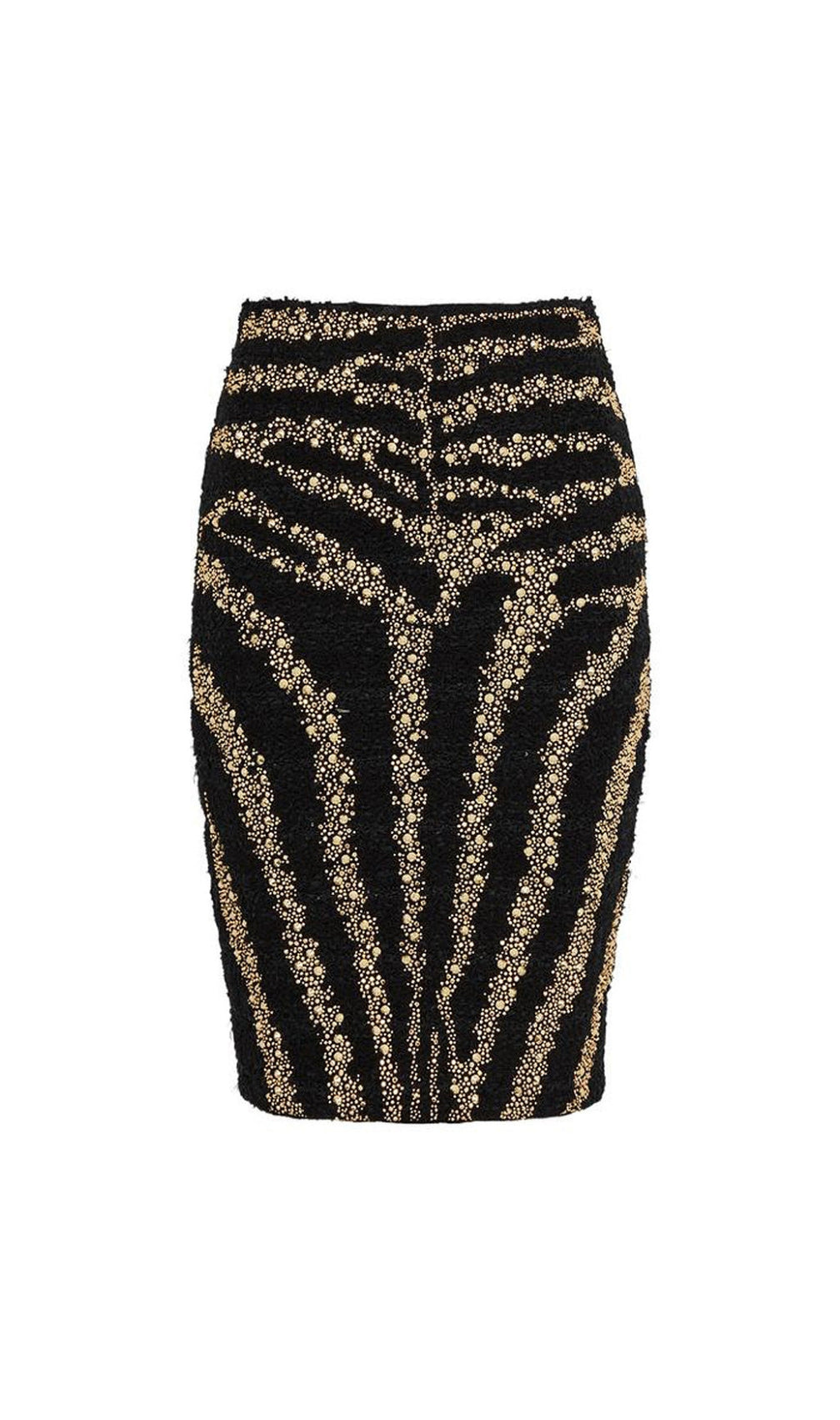 Rhinestone Knitted Skirt