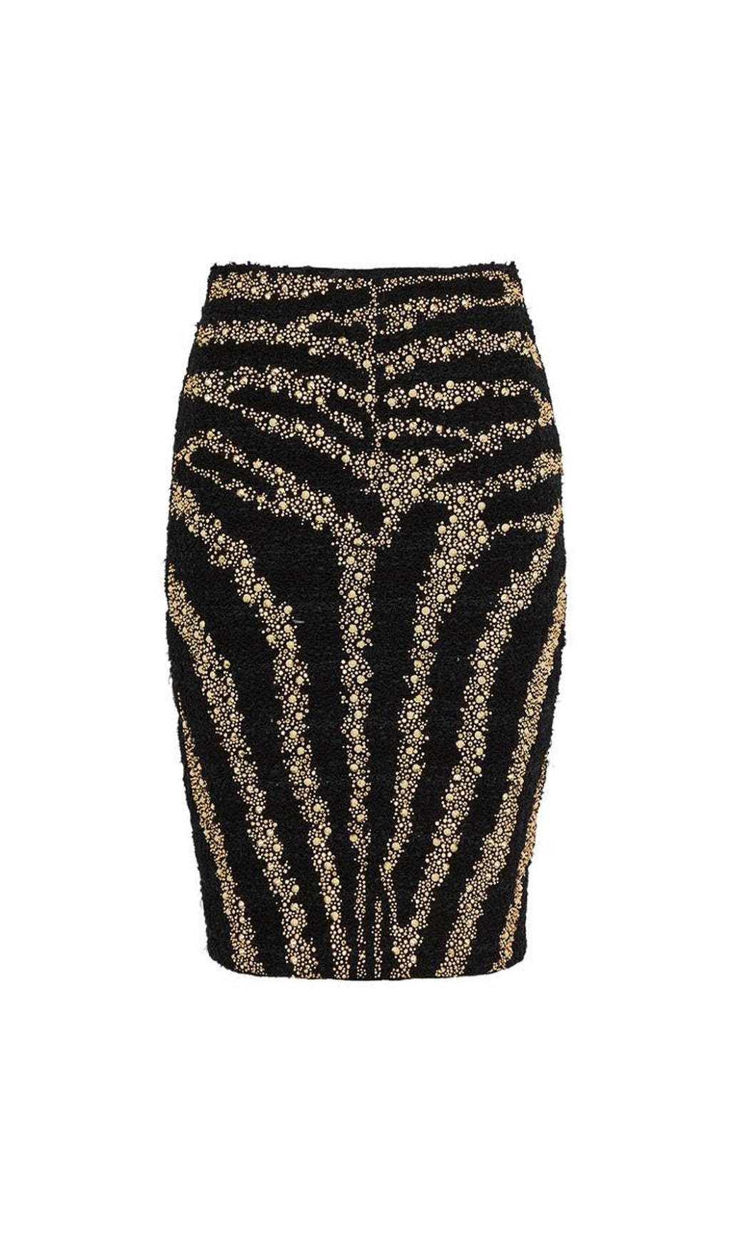Rhinestone Knitted Skirt