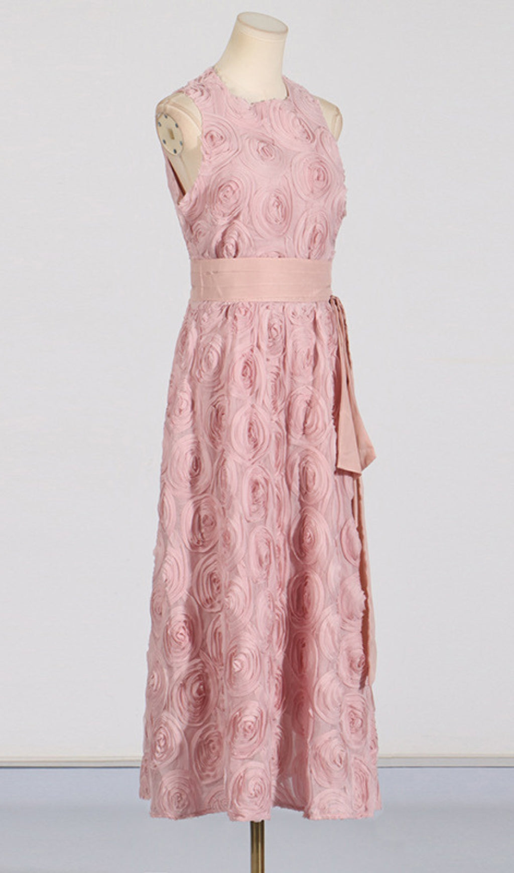 Blanche Sleeveless Flower Midi Dress