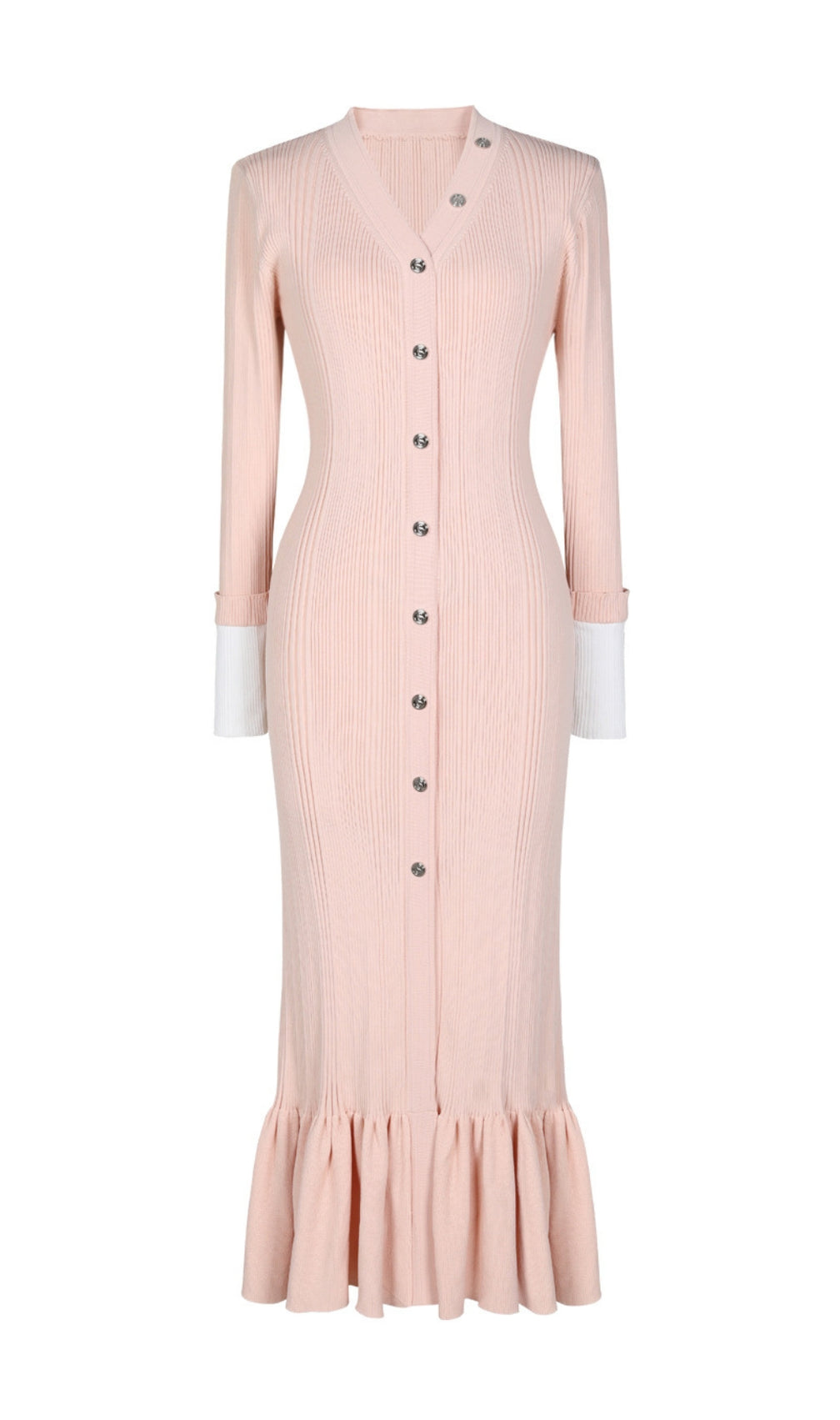 Elin Long Sleeve Knit Maxi Dress