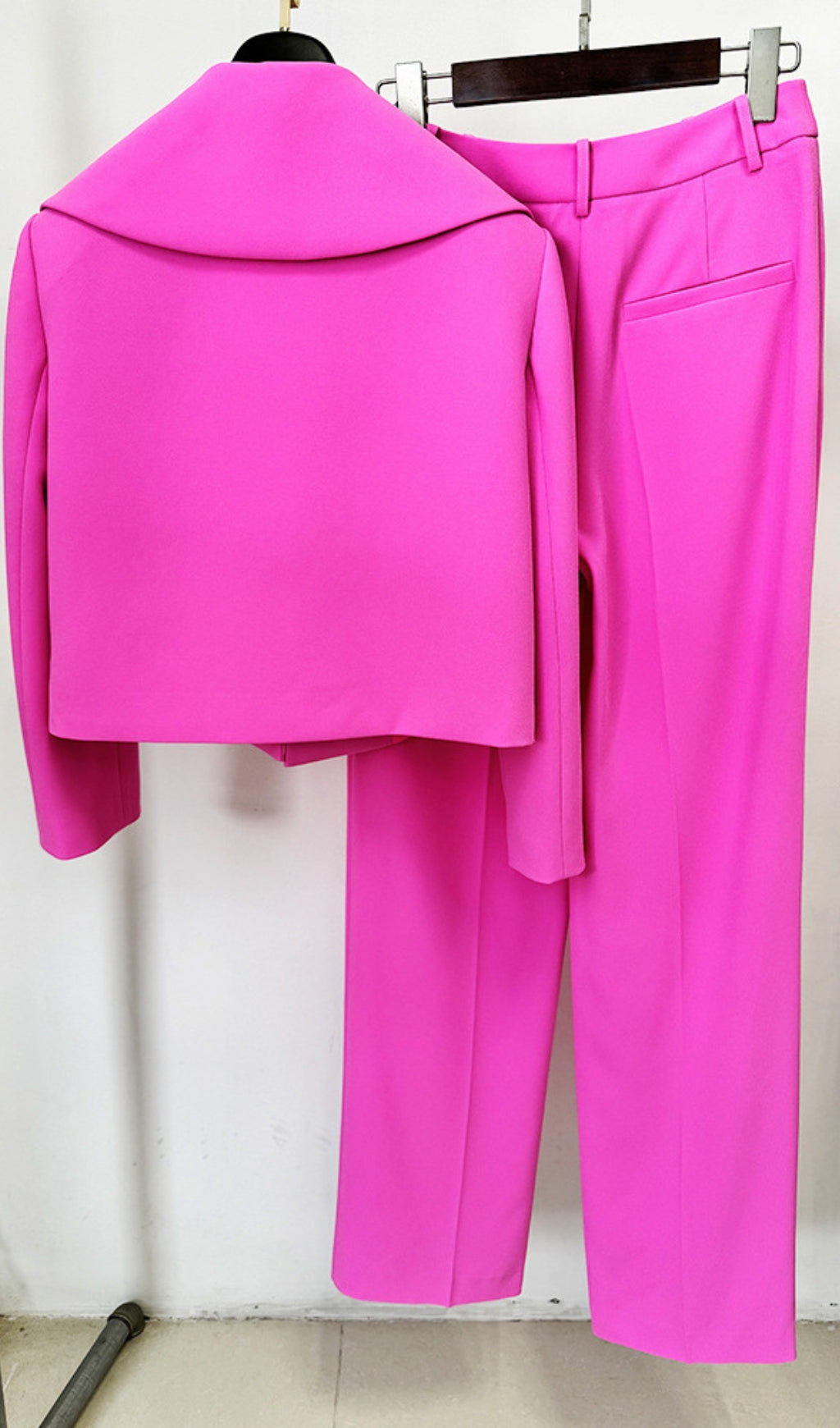 Aubrielle Pink Two-Piece Suit