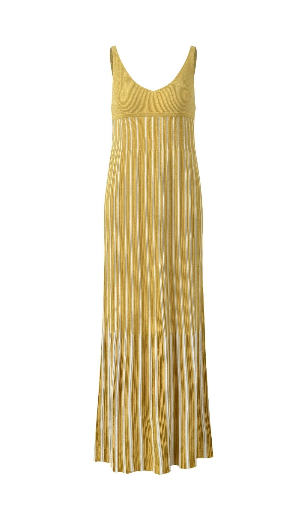 Kensey Striped Strappy Knit Maxi Dress - Effortless Summer Elegance