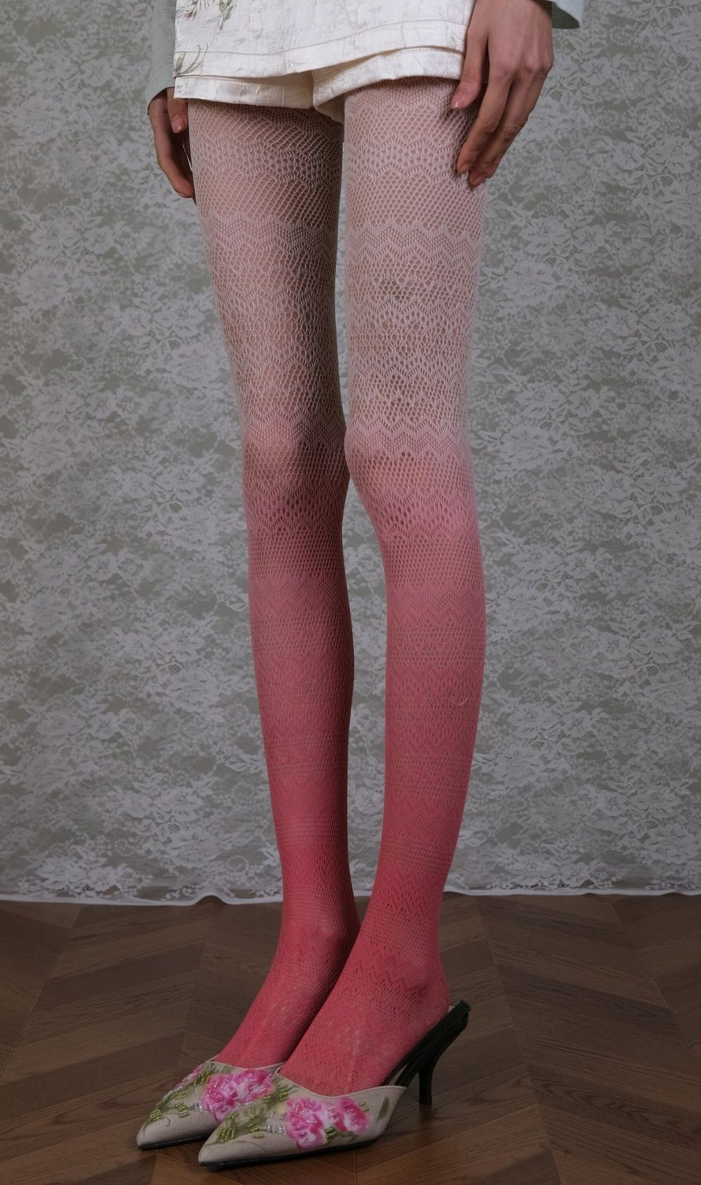 Pink Gradient Tights