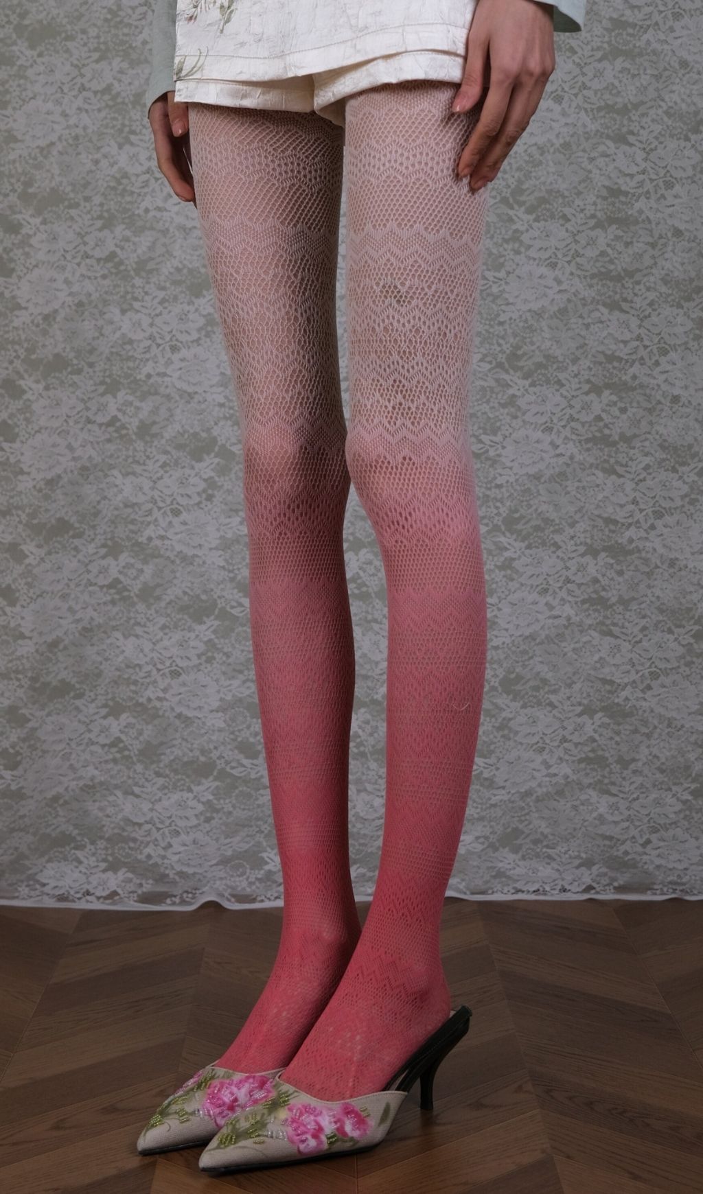 Pink Gradient Tights
