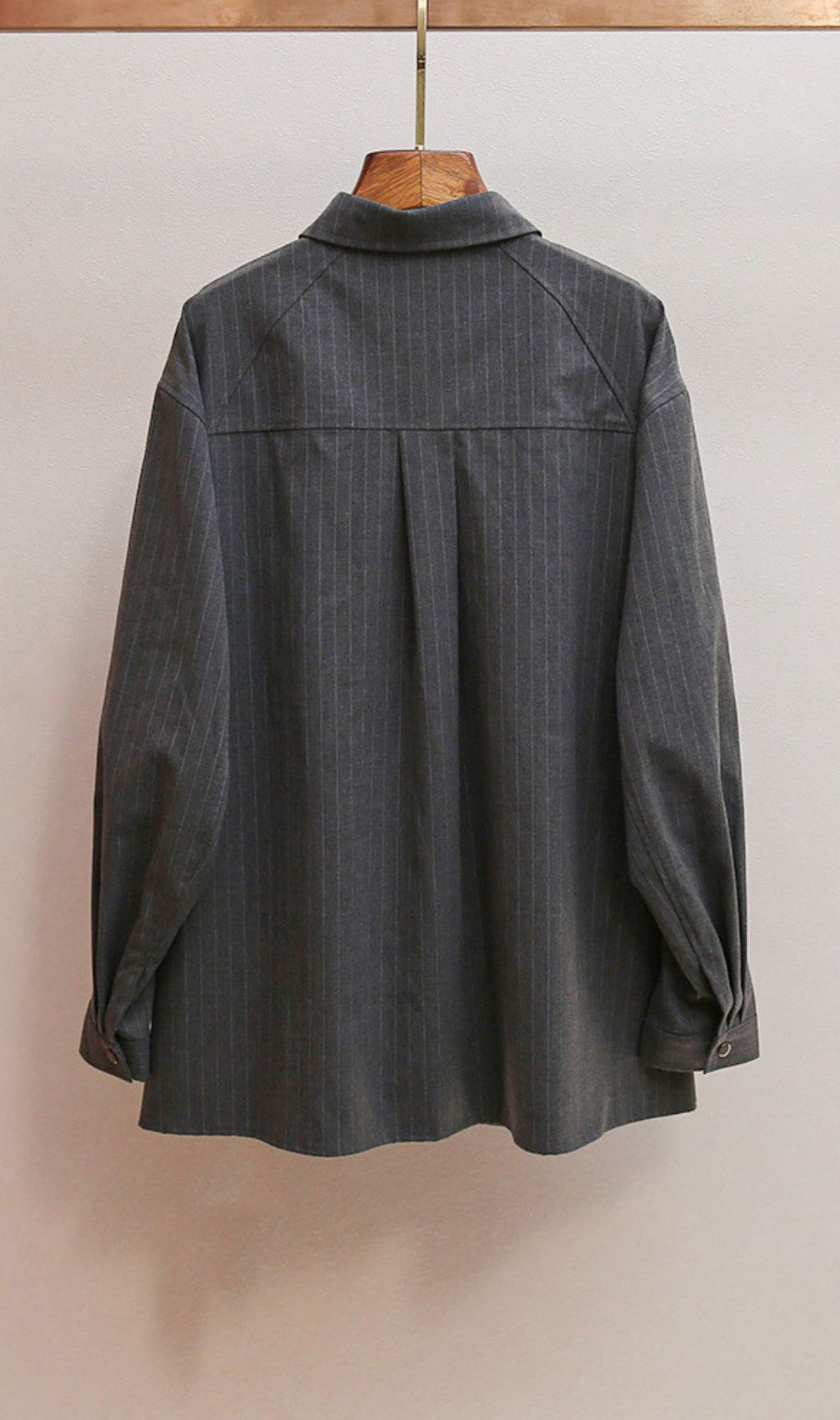 Rohit Pinstripe Tie-Neck Blouse - Effortless Chic for Women