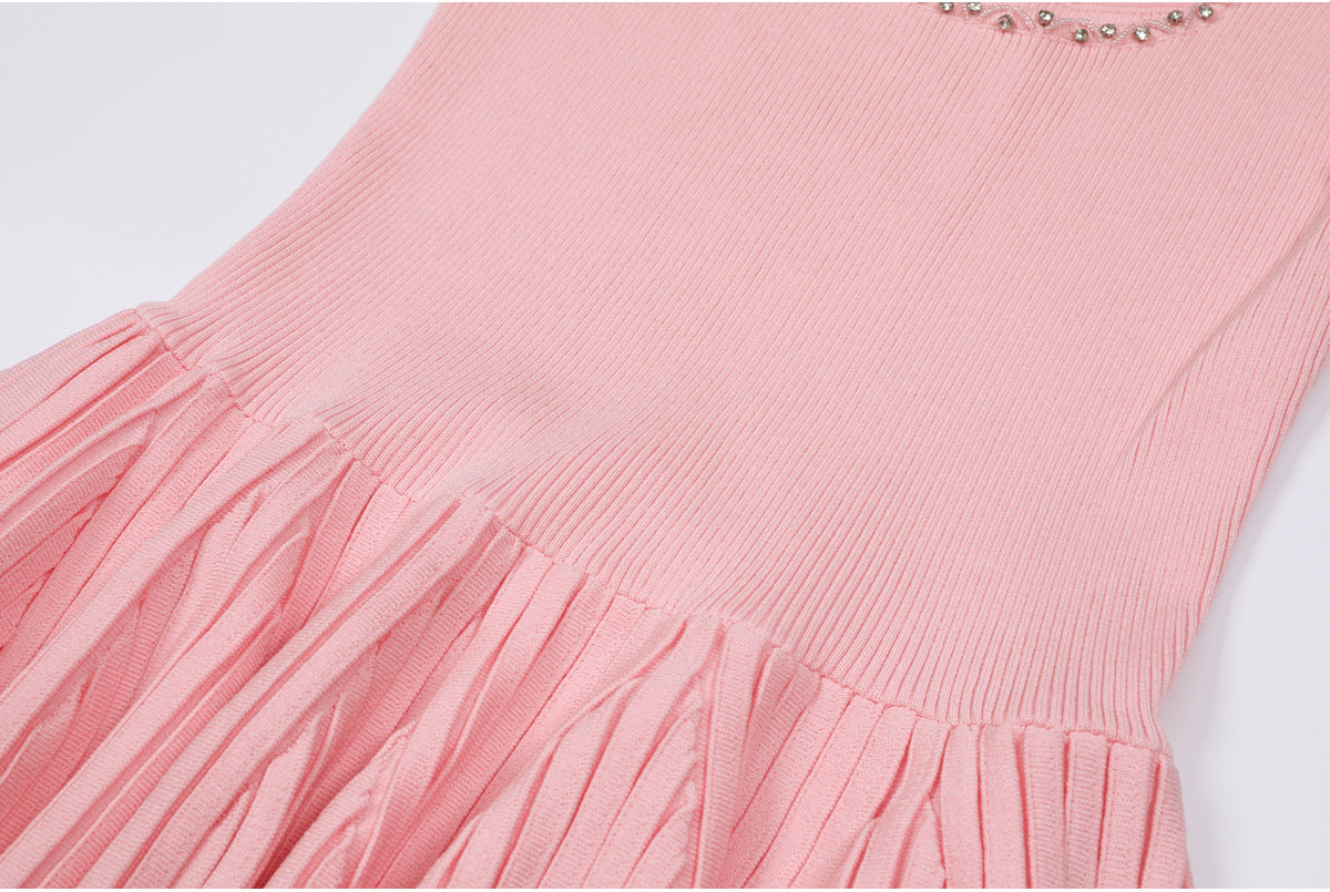 Greydon Diamante Knit Mini Dress