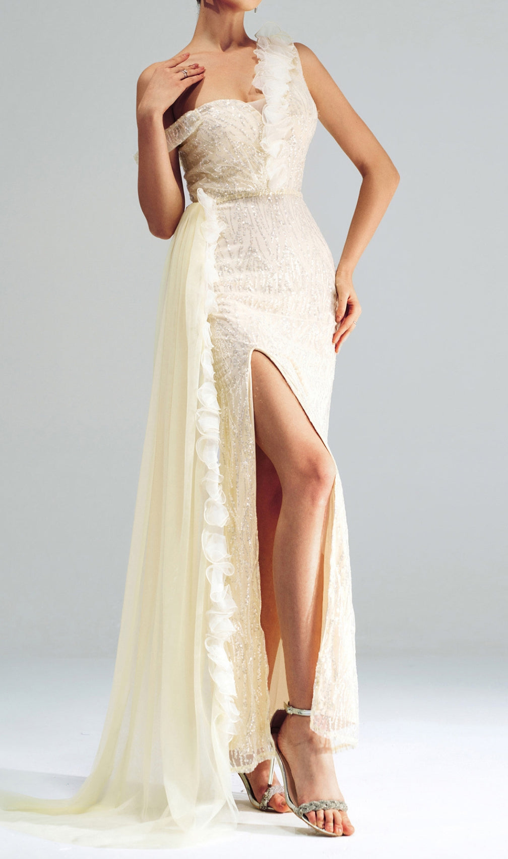 Capella Sequin Strap Maxi Dress