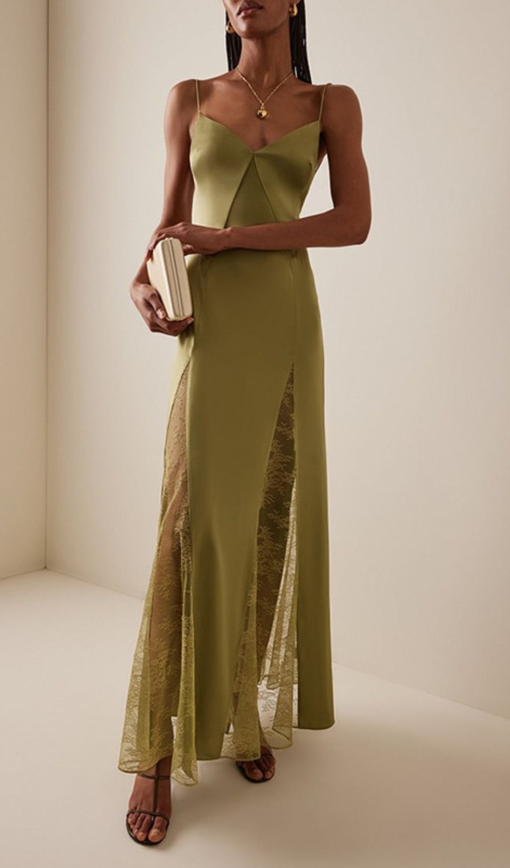 Haldis Strappy Lace Maxi Dress