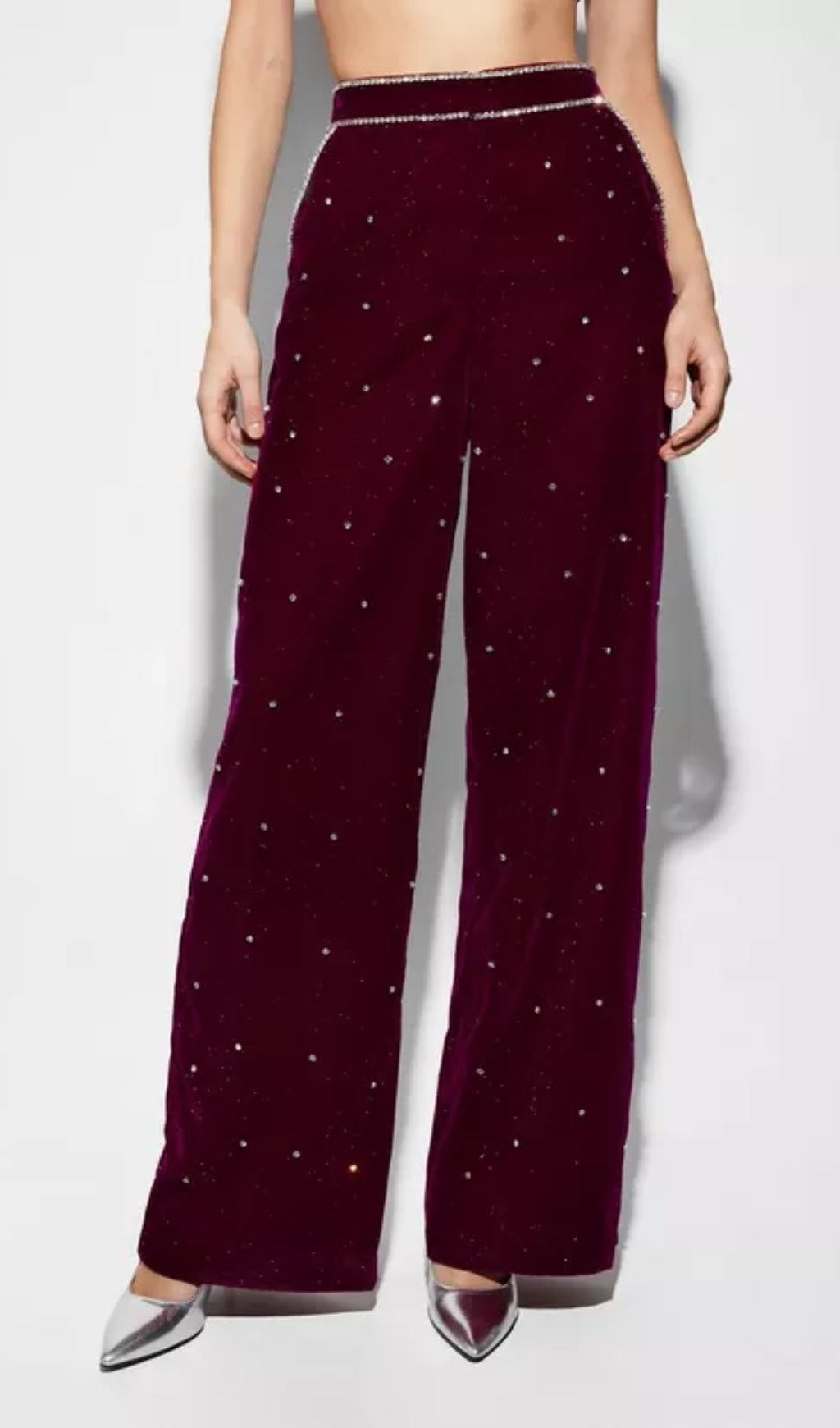 Chiara Wine Heart Bandage Two-Piece Set