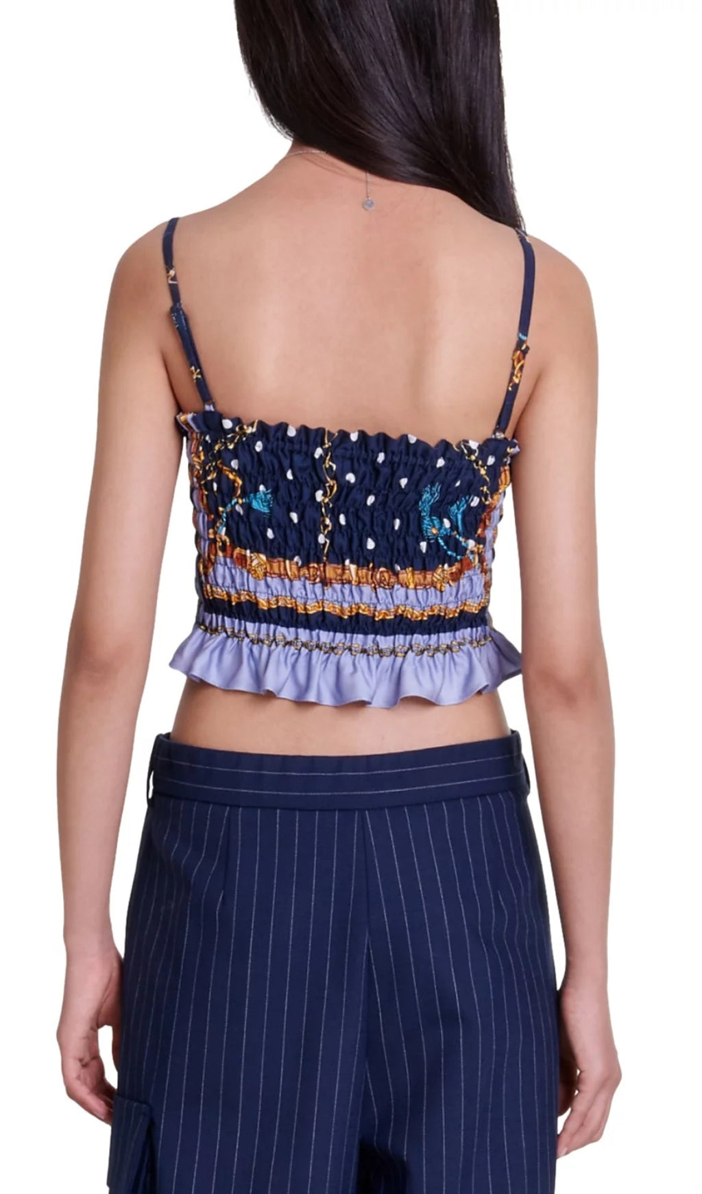 Lando Printed Crop Top