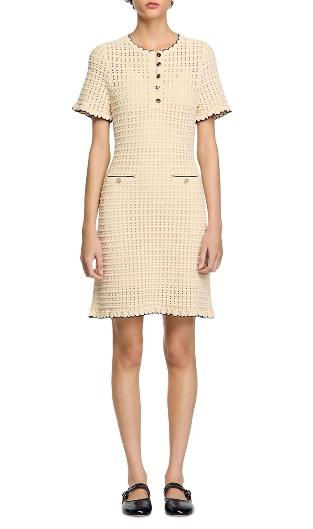 Vanilla Short Knit Dress