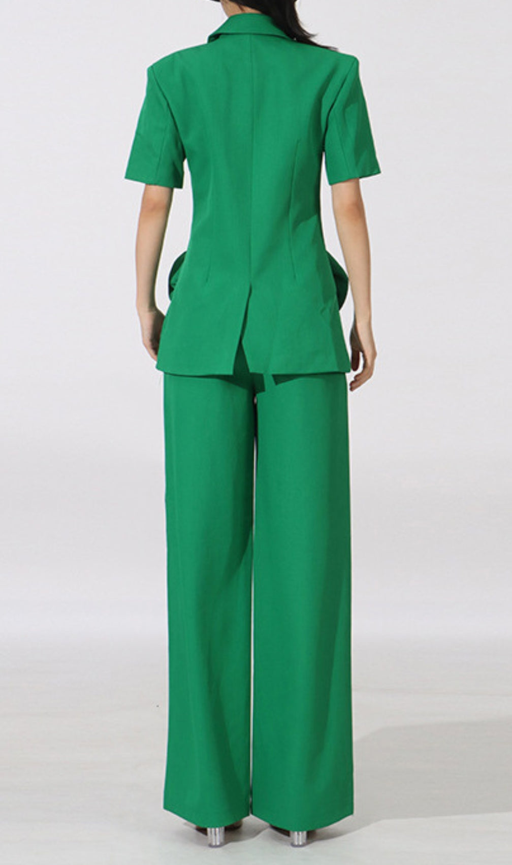 Enola Flower Diamond Blazer & Pants Set