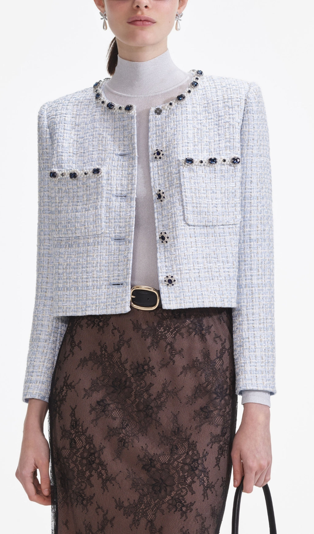 Blue Boucle Jacket