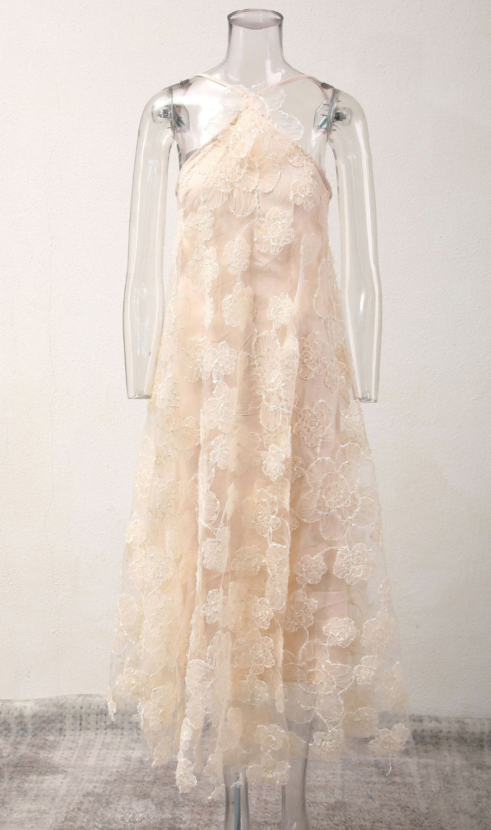 Billy Halter Flower Maxi Dress