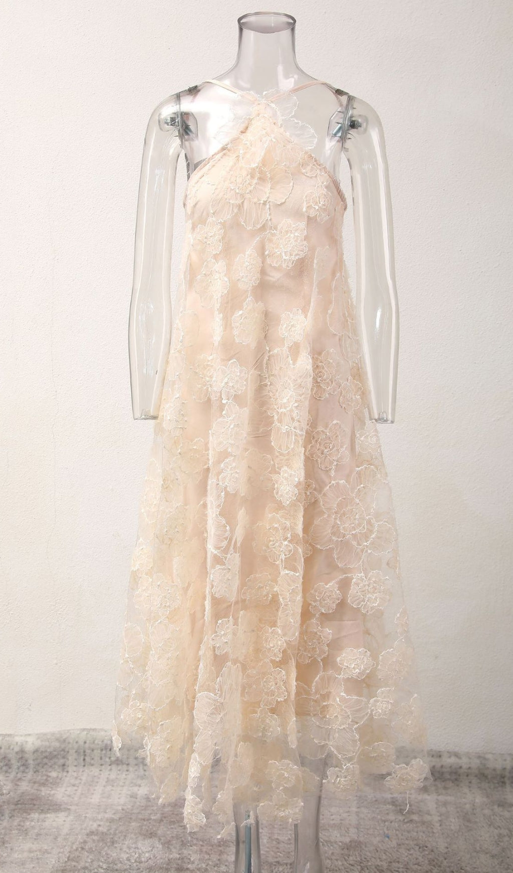 Billy Halter Flower Maxi Dress