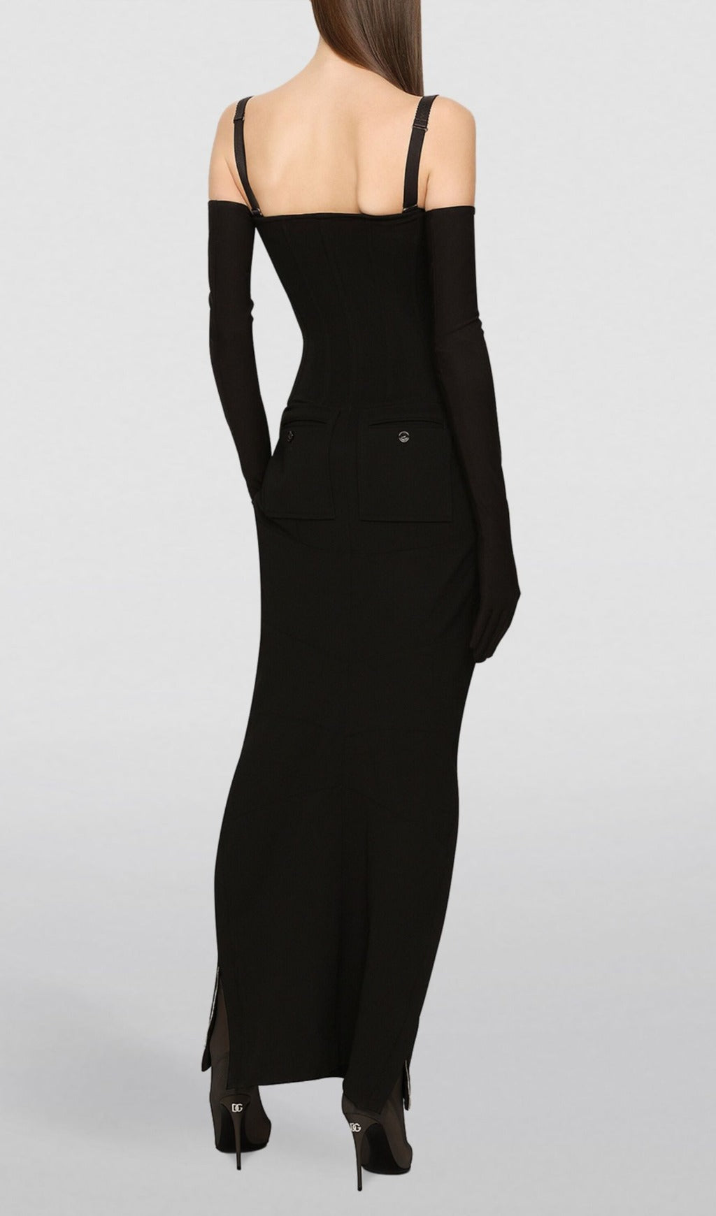 Aarya Ribbed-Knit Maxi Dress