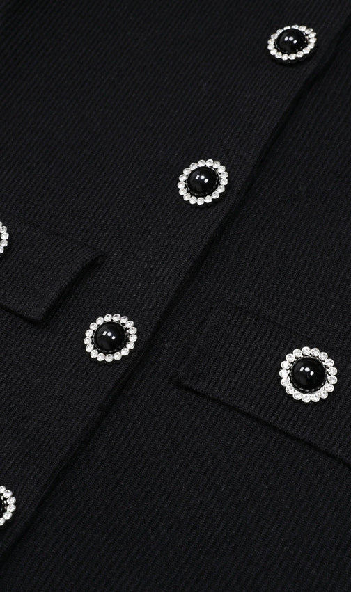 The June Knit Midi Dress: Elegant Ribbed Style with Embellished Belt