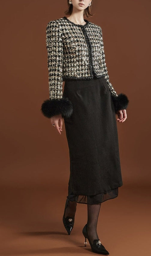 Asja Spangle Tweed Jacket