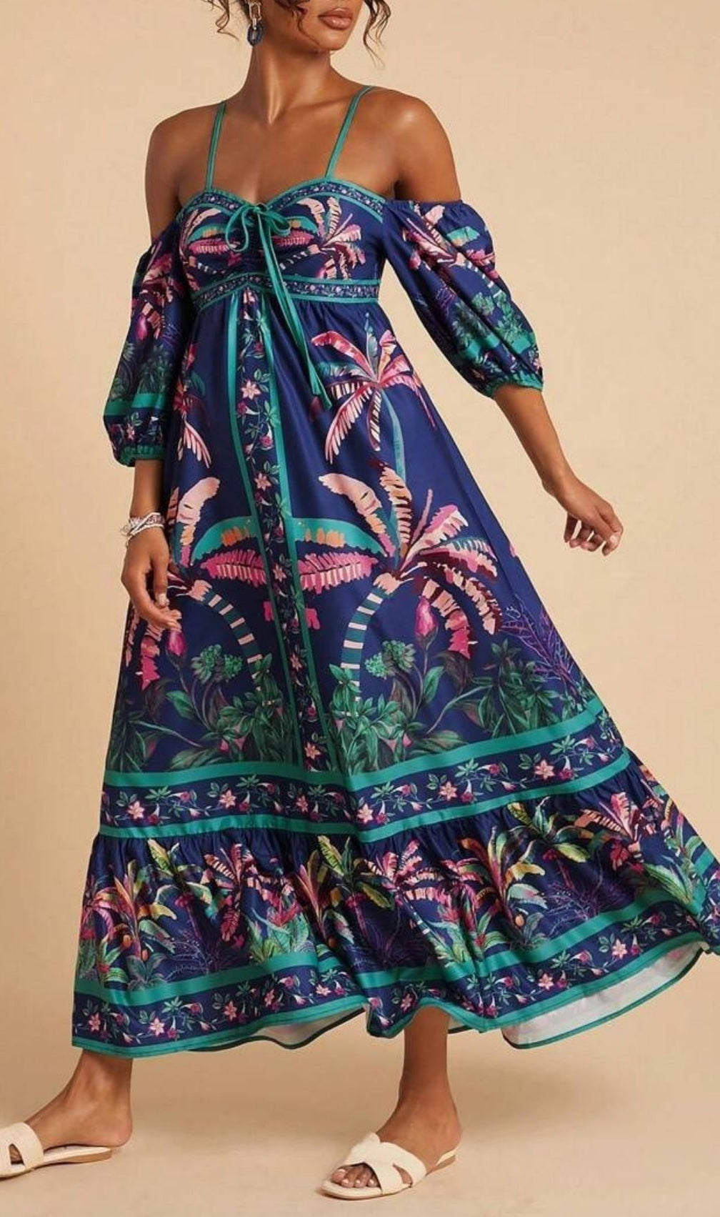 Laksha Printed Maxi Dress