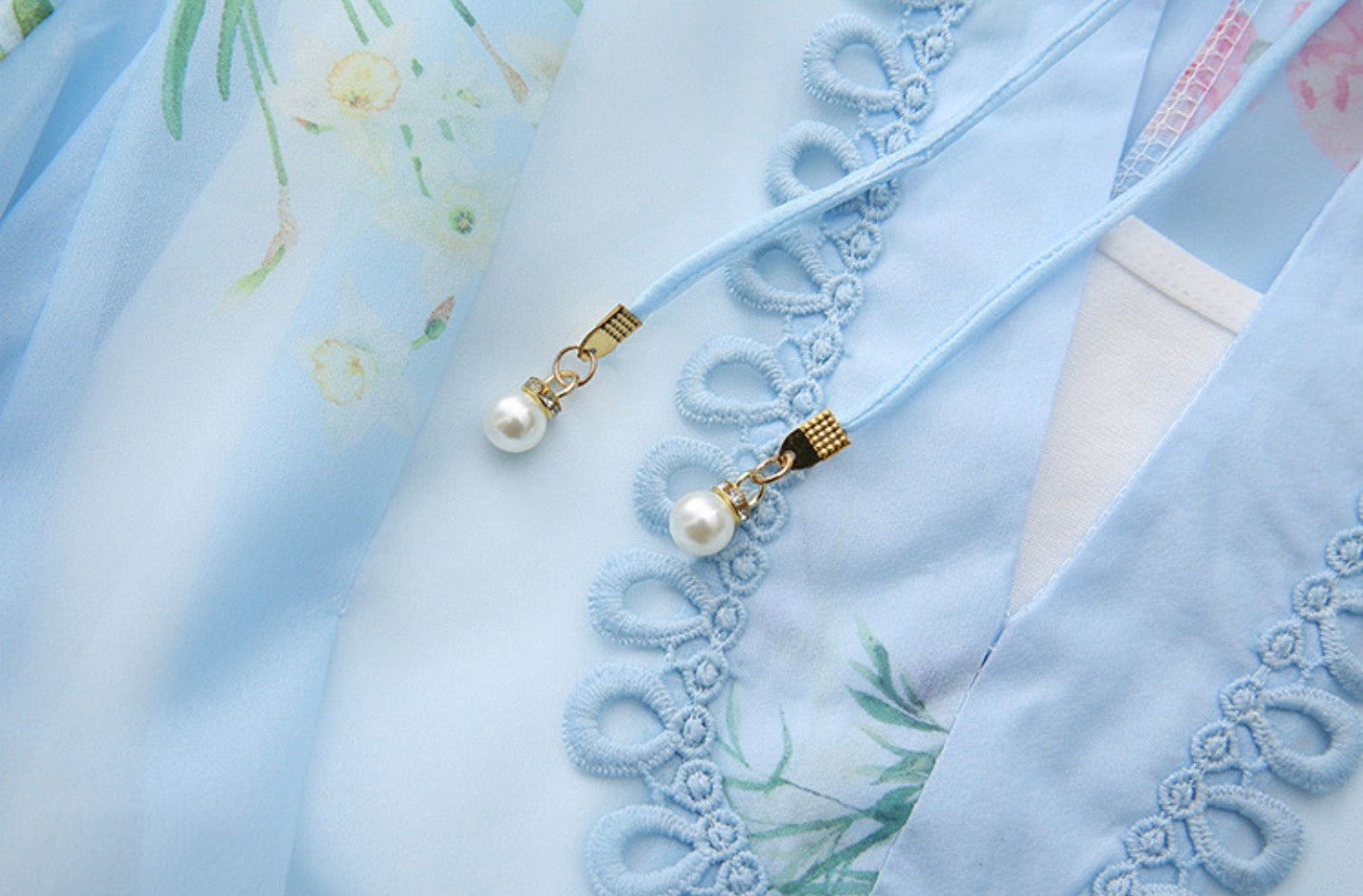 Kaur Ethereal Floral Maxi Dress - Elegant Long Sleeve for Spring/Summer Celebrations